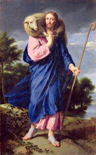 BUEN PASTOR 01.-PHILIPPE DE CHAMPAIGNE.-BARROCO