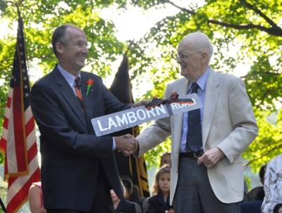 Doc and Bob Lamborn honored