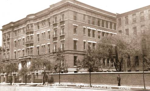 postcard-chicago-mercy-hospital-26th-and-prairie-ave-1910s