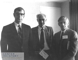 John A. Popplestone, W. Horsley Gantt, and Bernard Weiss at the annual APA Meeting (1969)