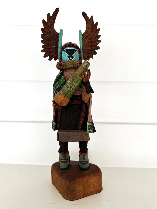 ホピ族 カチナドール　Crow Mother 【M. Bilagody作】 ホピ族 カチナドール Crow Mother 【M. Bilagody作】 Kachina: Crow